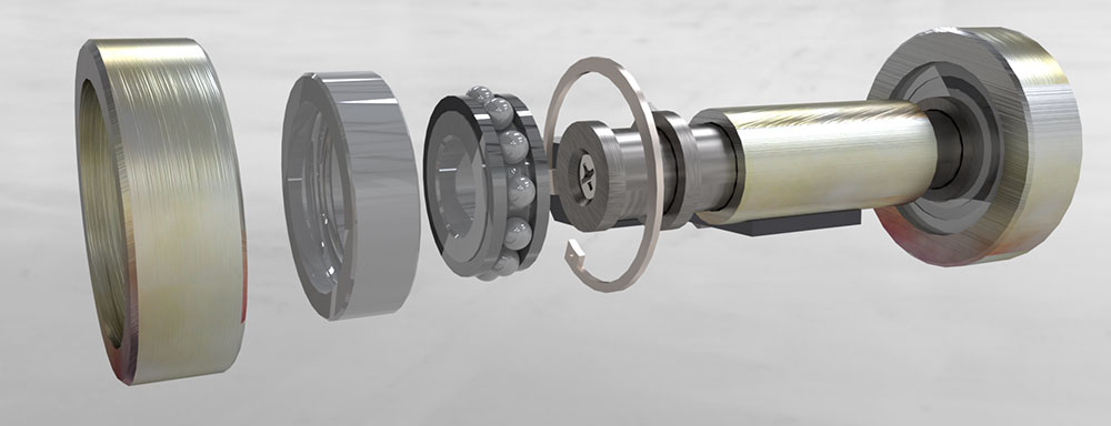 Autostacker safety lock wheel