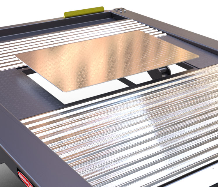 Removable Deck Panels for Convenient Vehicle Maintenance