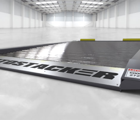 Low-profile, full-width platform deck